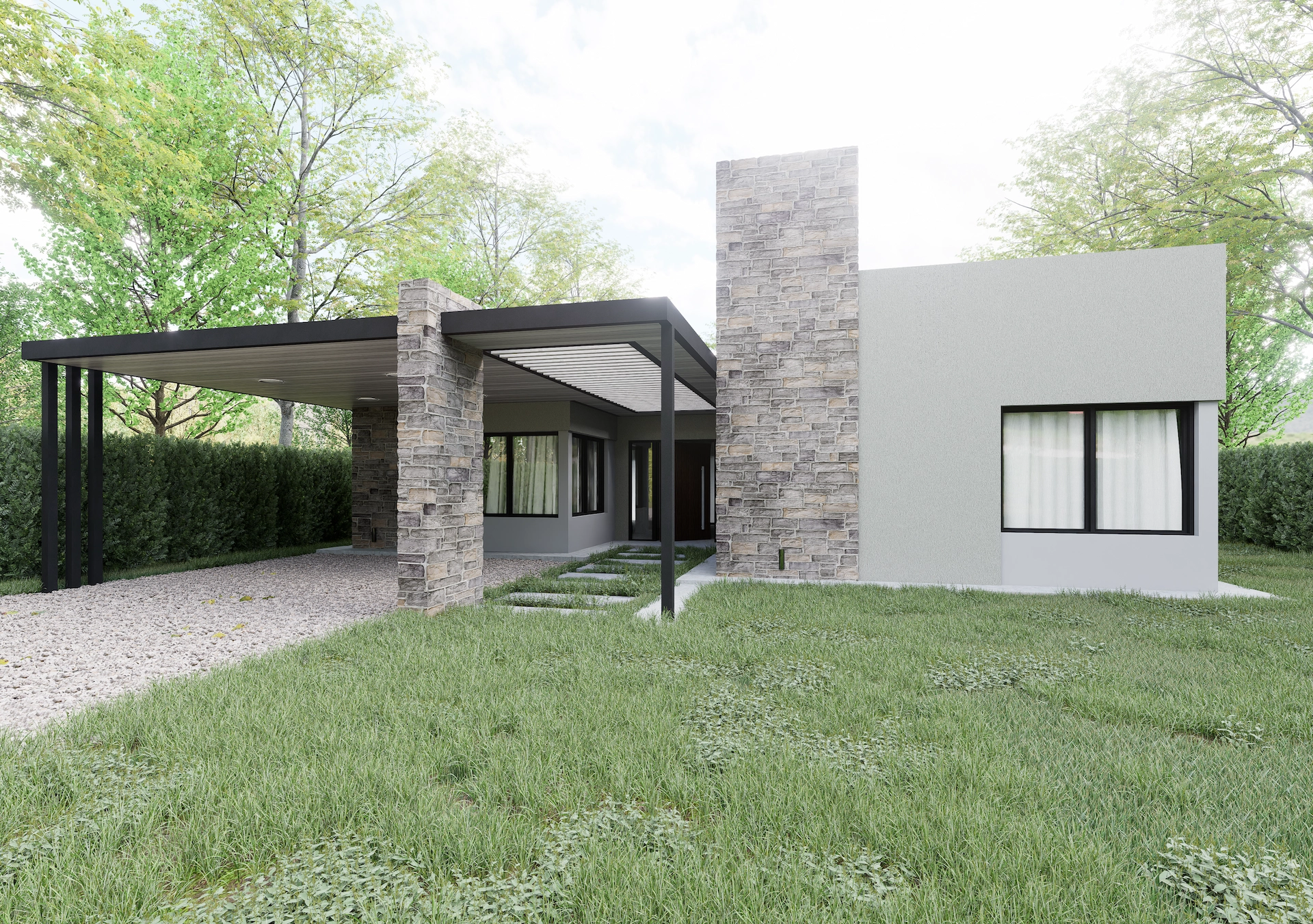 Casa Rewerski - Vivienda en Lomas del Rey, Mayu Sumaj